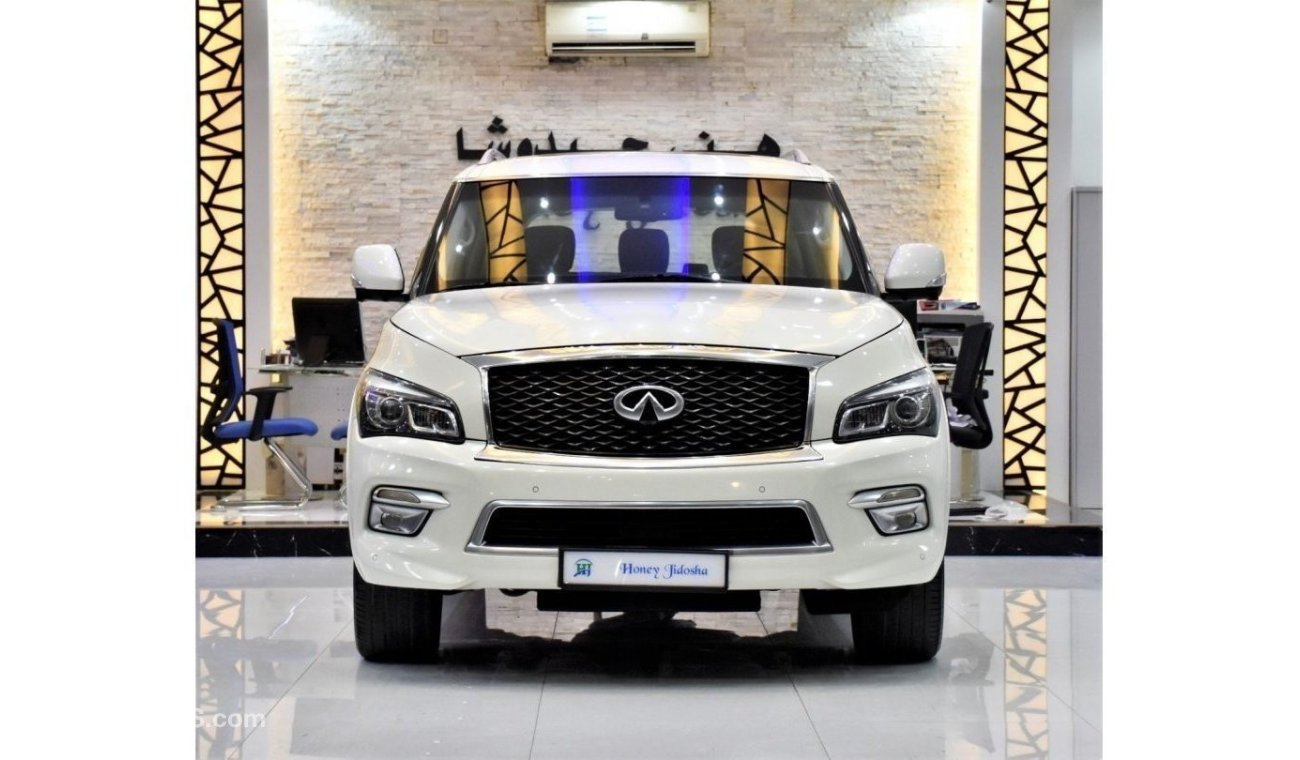 إنفينيتي QX80 EXCELLENT DEAL for our Infiniti QX80 ( 2015 Model ) in White Color GCC Specs