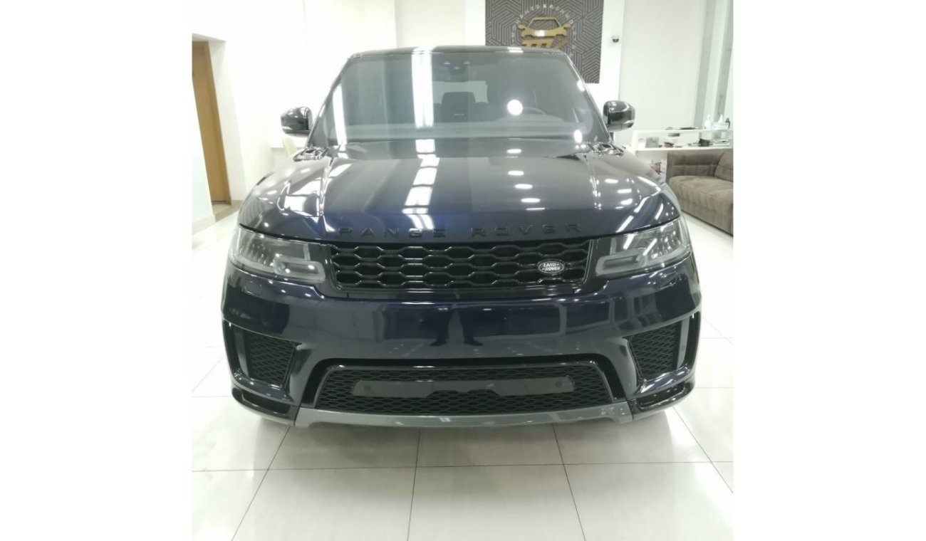 لاند روفر رانج روفر سبورت إتش أس إي RANGE ROVER SPORT 2020 BLUE 22.000 KM PANORAMA BLACK LEATHER INTERIOR REAR CAMERA HYDRAULIC FULL OPT