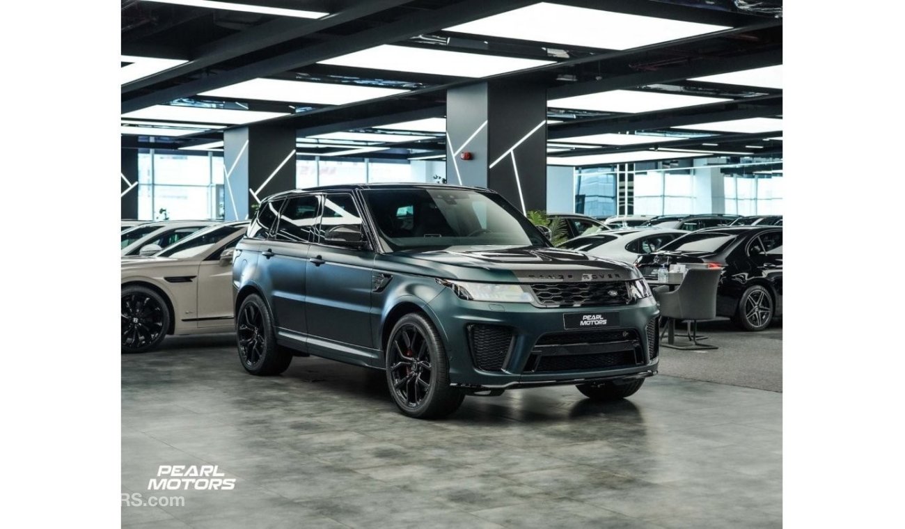 Land Rover Range Rover Sport SVR 2022 | ZERO KM | RANGE ROVER SPORT SVR - Carbon fiber edition | matt green | warranty