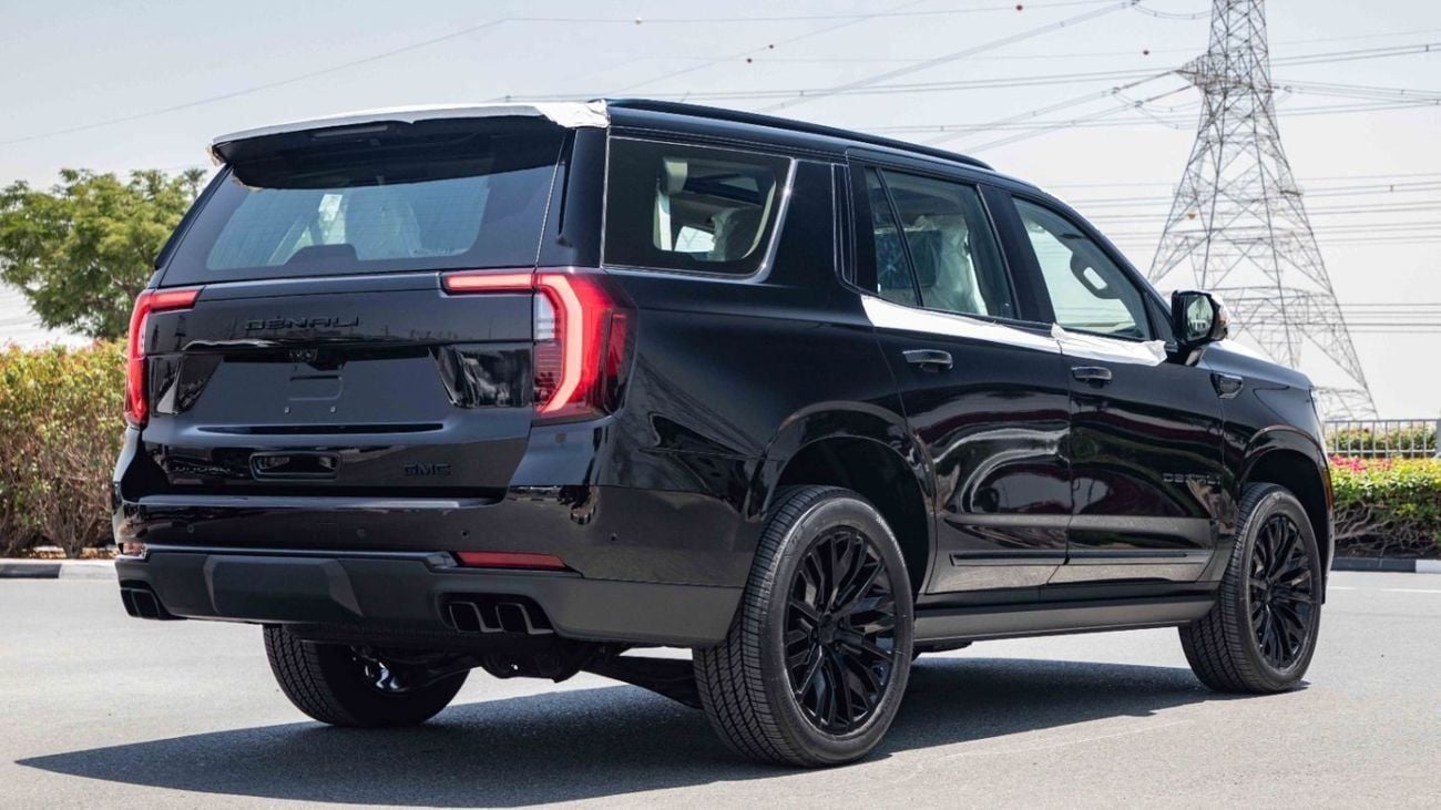 جي أم سي يوكون Denali Black Edition 6.2L V8 | 2025 | 4 Years Agency Warranty & Service Contract