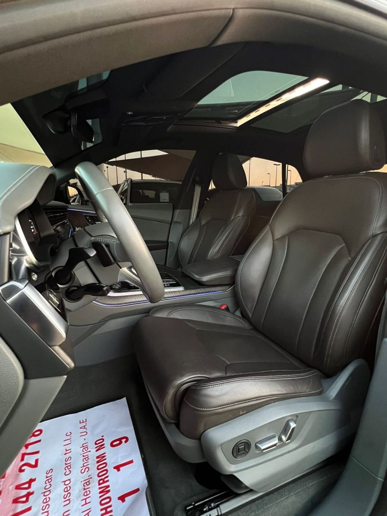 أودي Q8 55 TFSI quattro S-لاين سبورت باكج اودي كيو 8 كواترو اس لاين موديل 2019 مواصفات خليجية صبغ وكالة بدون