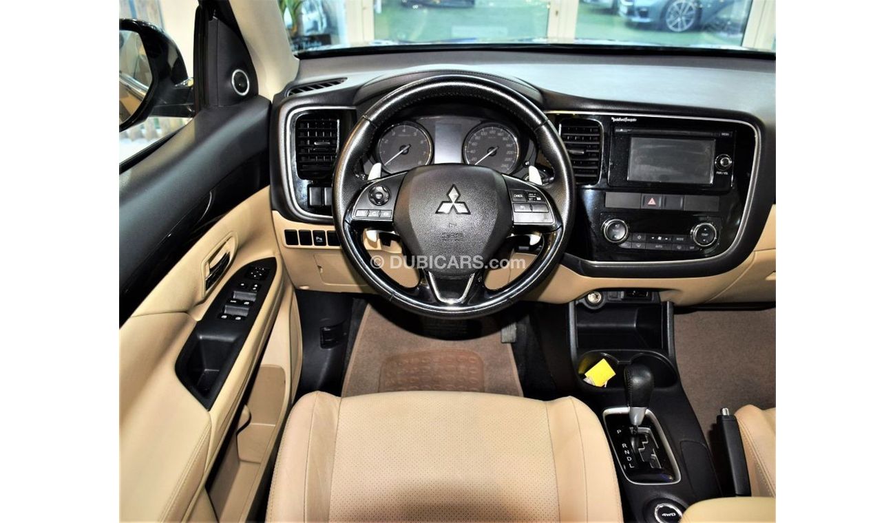 Mitsubishi Outlander AMAZING Mitsubishi Outlander 4WD 2016 Model!! in Dark Blue Color! GCC Specs