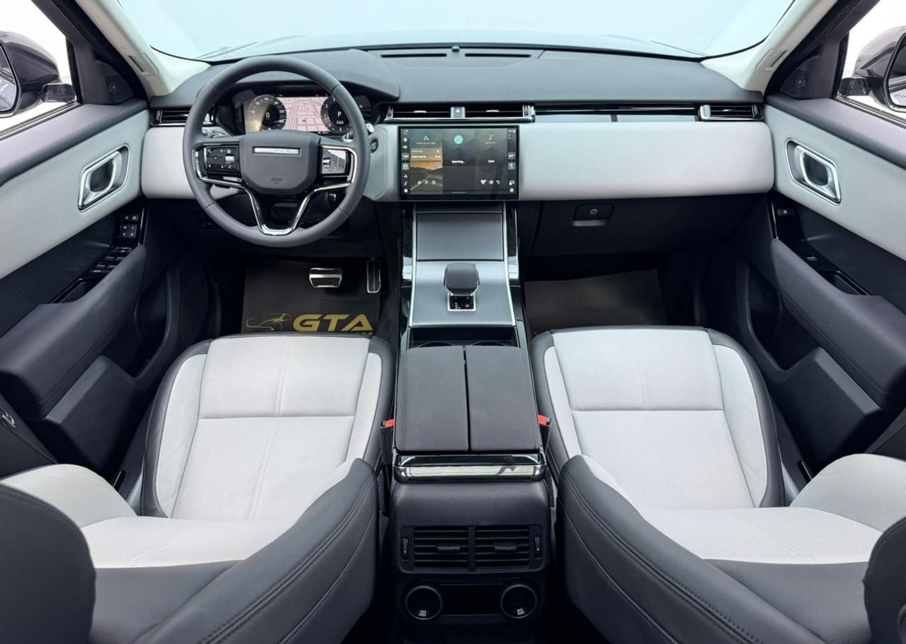 لاند روفر رينج روفر فيلار 2025 Range Rover Velar P250 R-Dynamic SE, 2029 LR Warranty + Service Pack, Fully Loaded, GCC