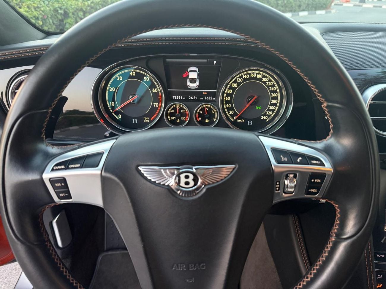 Bentley Continental Mulliner 6.0L Coupe Bentley Continental GT W12 2012 GCC Specs Full Service History in Low Mileage Sp