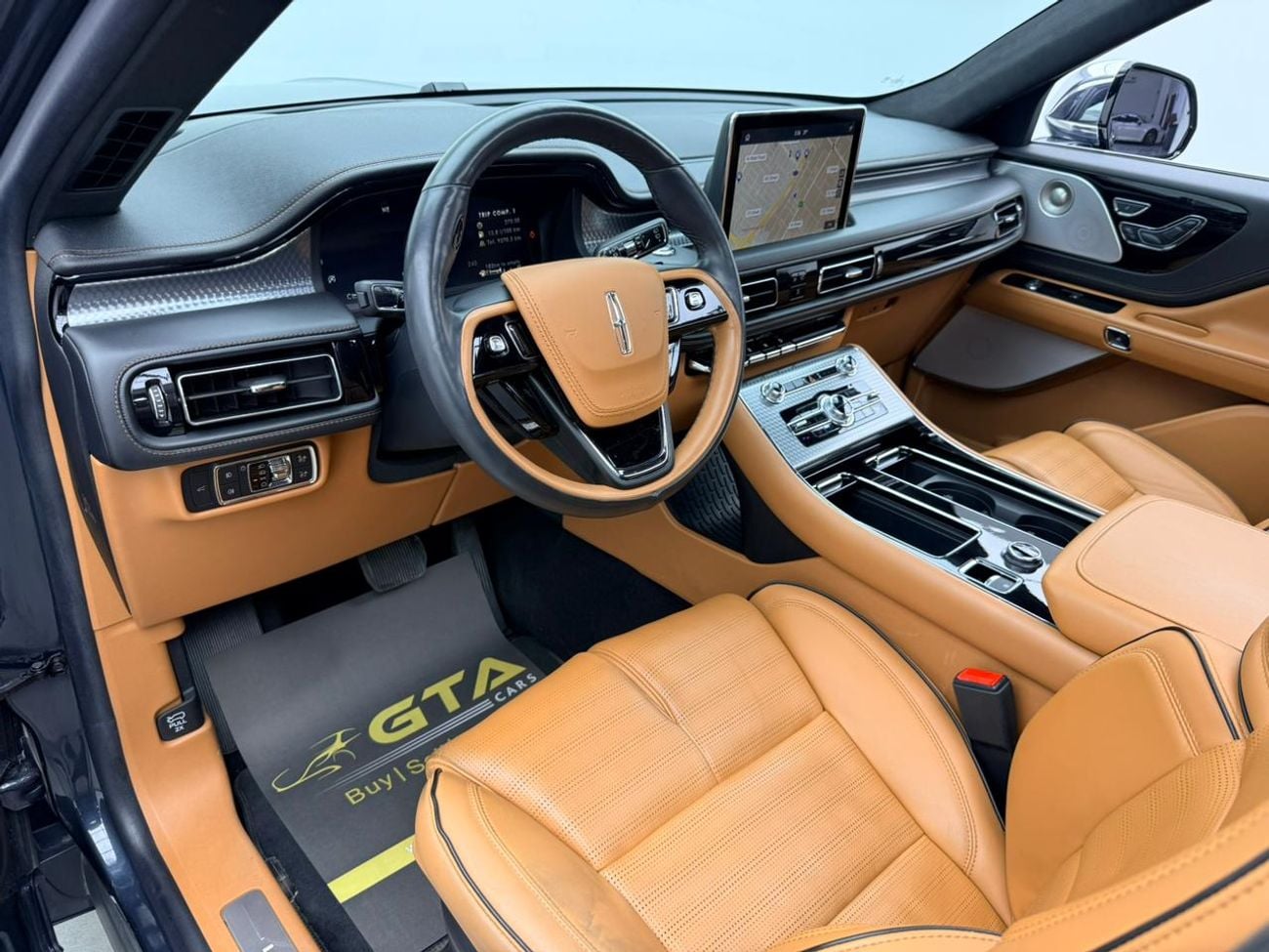 لينكولن أفياتور RESERVE 2021 Lincoln Aviator Reserve, 2026 Lincoln Warranty + Service Pack, Very Low Km, Fully Loaded, GCC