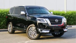 Nissan Patrol Platinum LE 400 , V8 , 2021 Model , 17,000 km , Warranty from Al Rostamani