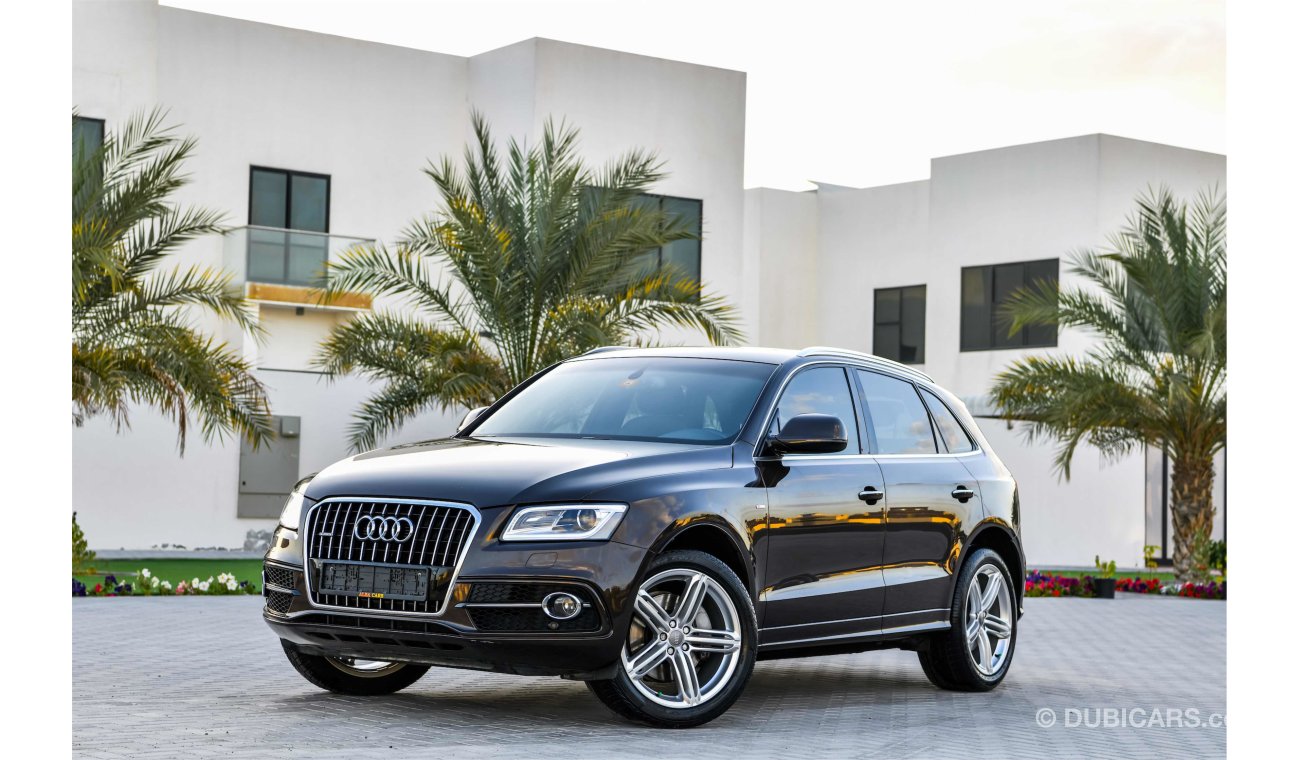 Audi Q5 45 TFSI Quattro S-Line - Agency Warranty! Superb Condition! GCC - AED 2,330 per month - 0% D.P