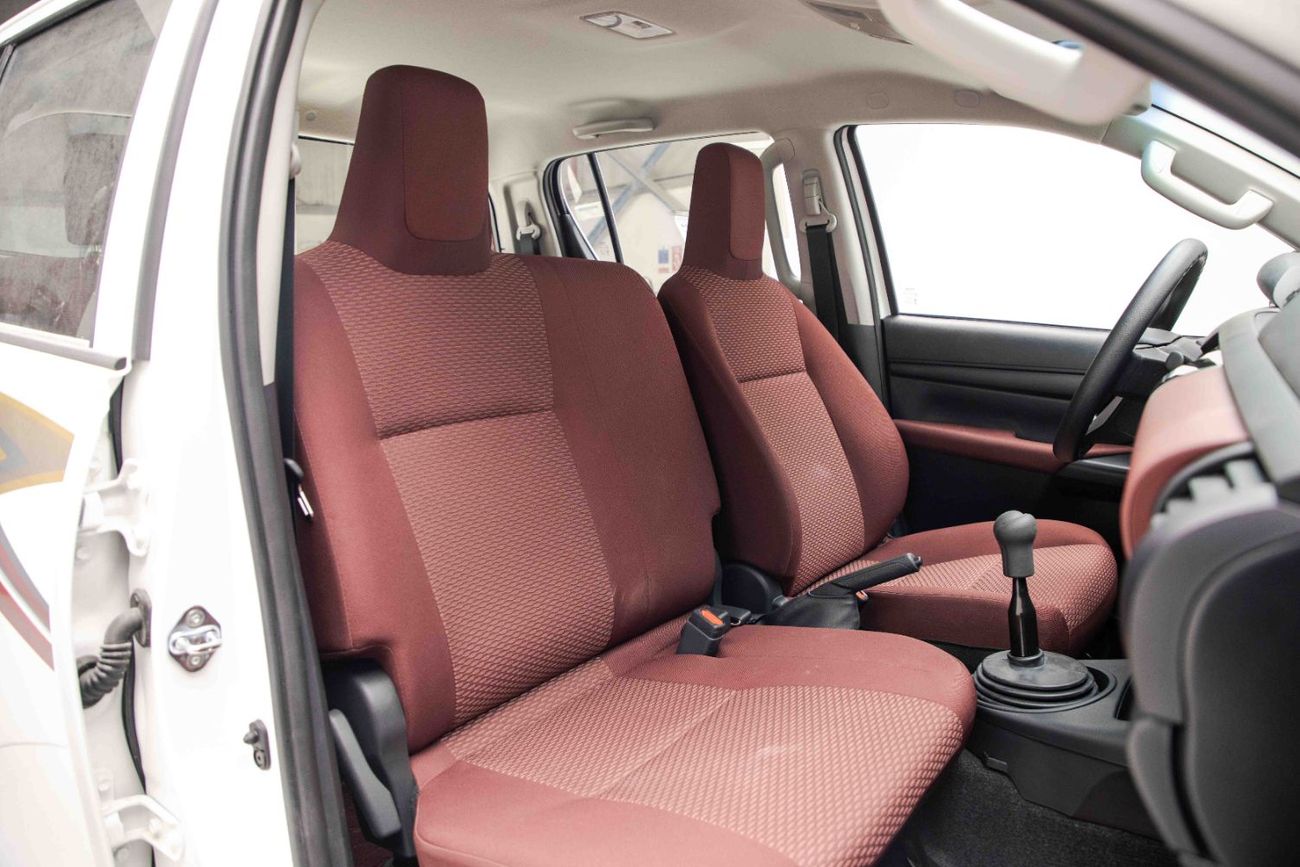 Toyota Hilux DLS 2.4L - White Inside Maroon | Export Only