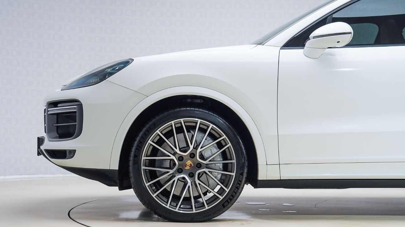 Porsche Cayenne Turbo 4.0L (550 HP) | AED 4,742 PM | Warranty March -2026 | GCC