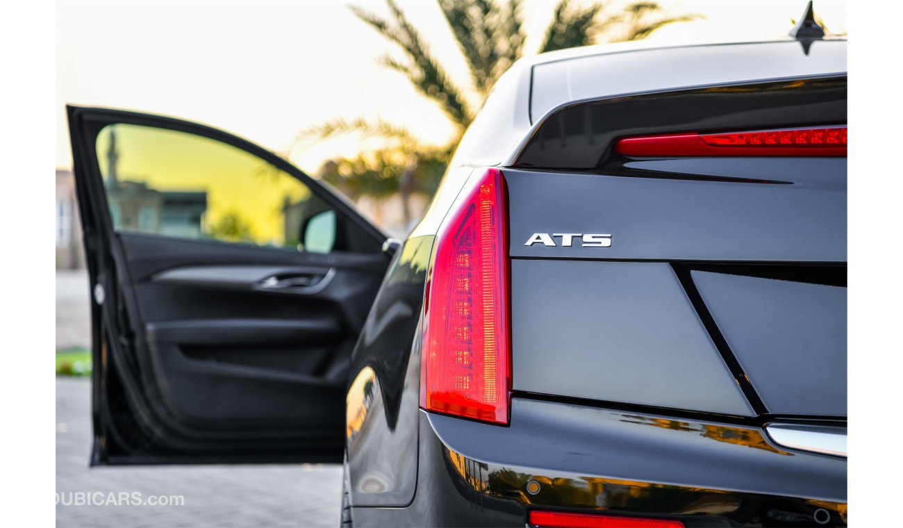 Cadillac ATS V - Agency Warranty and Service Contract! - GCC - AED 3,048 PER MONTH - 0% DOWNPAYMENT