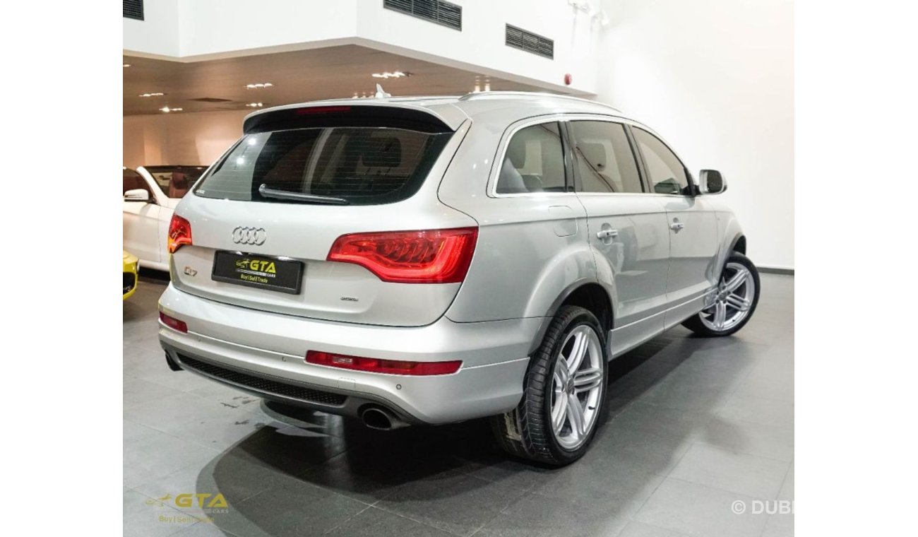 Audi Q7 2015 Audi Q7 S-Line Quattro, Full Audi History, GCC, Mint Condition