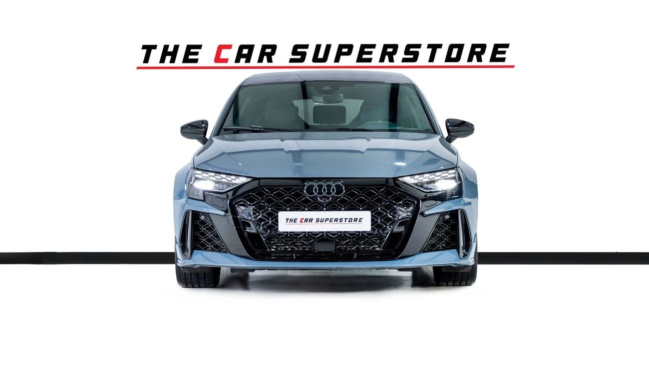 Audi RS3 TFSI quattro 2.5L Sportback Al Nabooda warranty Service Contract-Carbon RS Bucket Seats-Special Colo