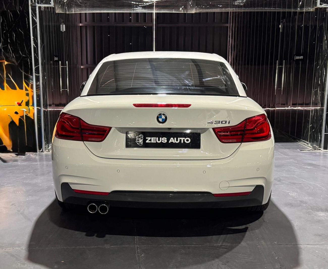 بي أم دبليو 430i M Sport 2.0L 2018 BMW 430i Convertible, Warranty, Full BMW Service History, Excellent Condition, GCC