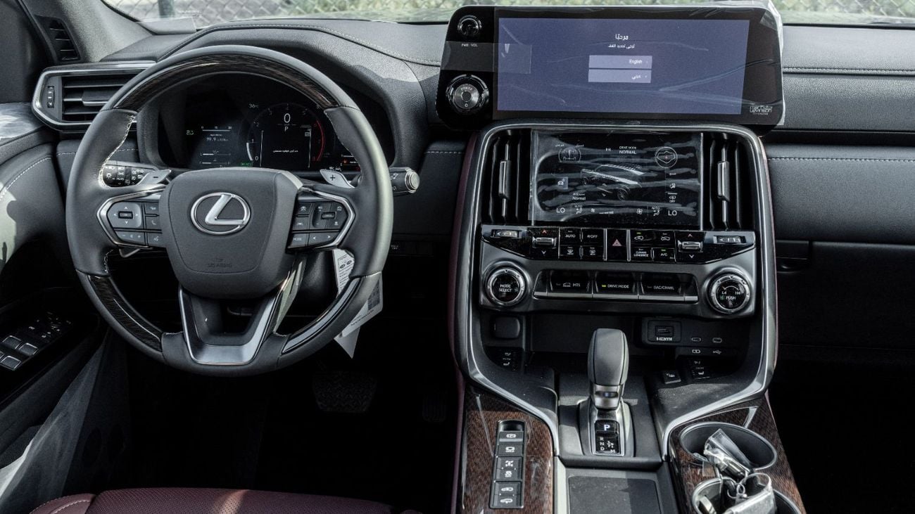 Lexus LX700h 2026 Lexus LX700h Signature 3.5L AT Hybrid With Auto Park (Gray-Red)