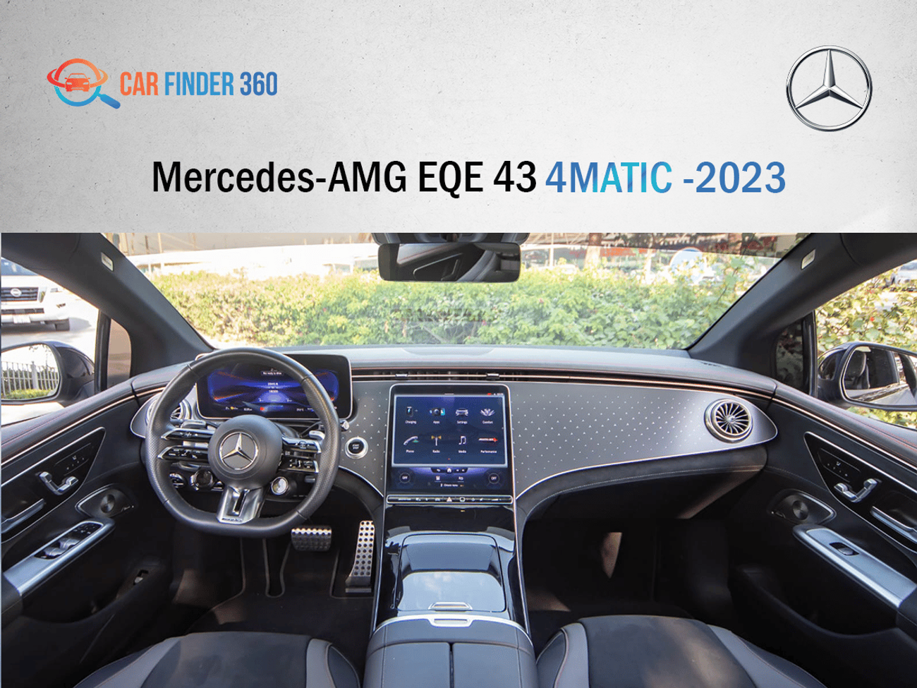 مرسيدس بنز EQE 43 2023 Mercedes-AMG EQE 43 4MATIC — 18,000 km only