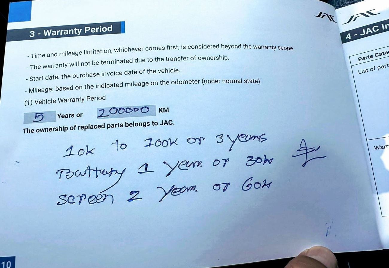 JAC T8 Full Option 2.0L 4WD