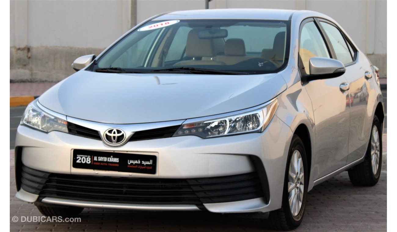 Toyota Corolla Toyota Corolla 2018 GCC, in excellent condition, without accidents, very clean from inside and outsi