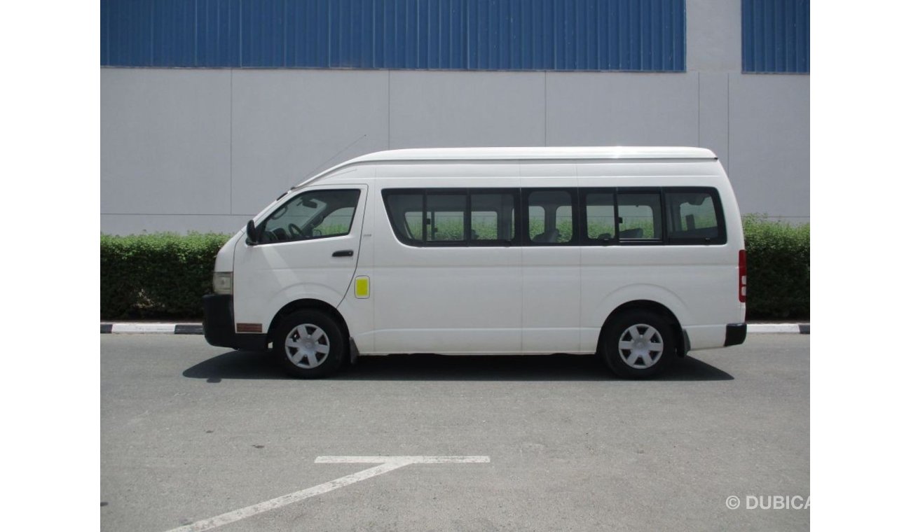 Toyota Hiace TOYOTA HIACE HIGH ROOF 15 PASSENGER 2010 GULF SPACE ACCIDENT FREE