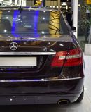 مرسيدس بنز E300 Mercedes Benz E300 ( 2011 Model ) in Burgundy Color GCC Specs