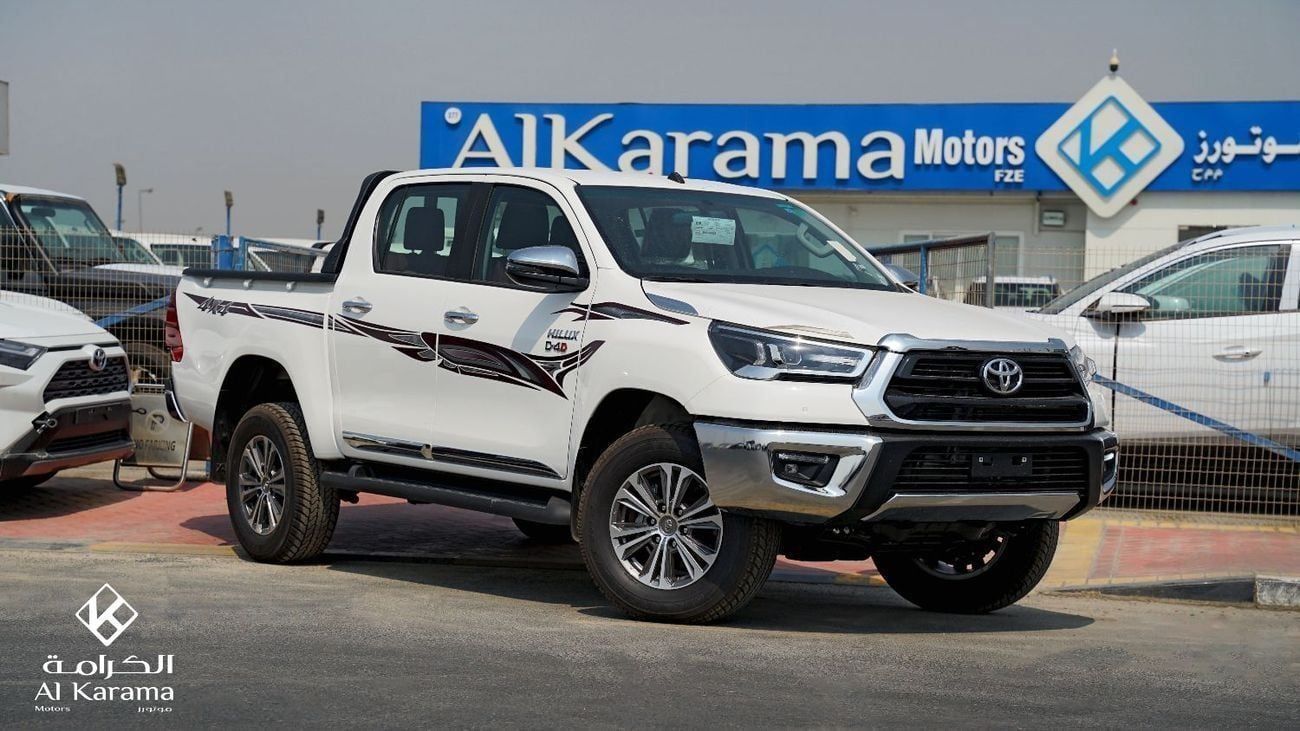 Toyota Hilux S GLX 2.4L 4WD A/T D-4D | SR5 | Full Option | Diff Lock | GCC Specs | Cooling Seats  | Rear Camera