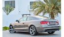 أودي A5 S-line 3.0L V6 | 1,155 P.M | 0% Downpayment | Full Option | Exceptional Condition!