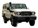 تويوتا لاند كروزر ECTMKC001 – 2025 Toyota LC78 3 Doors Hardtop – 2.8L Diesel Manual – White  with Tan Interior