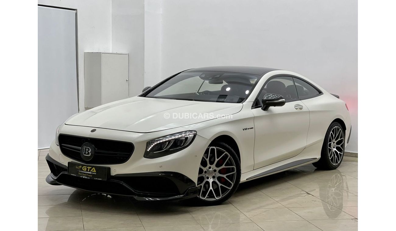 Mercedes-Benz S 65 AMG Coupe 2015 Mercedes S 65 AMG With Brabus Kit, Service History, Warranty, GCC