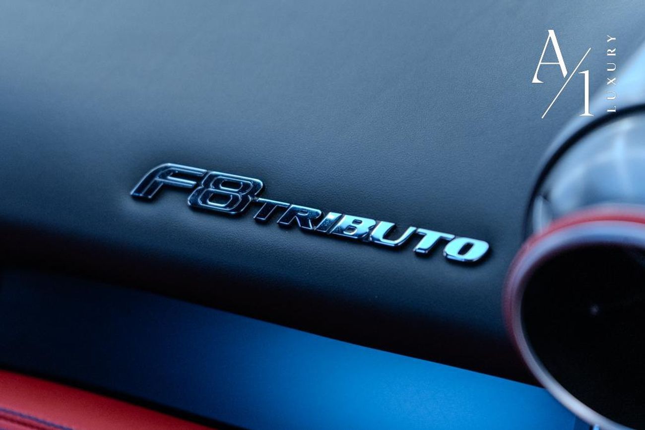 فيراري F8 تريبوتو 3.9T V8 2022 Ferrari F8 Tributo, Ferrari Warranty + Service Pack, Low Kms, 710HP, Carbon Fiber Packa