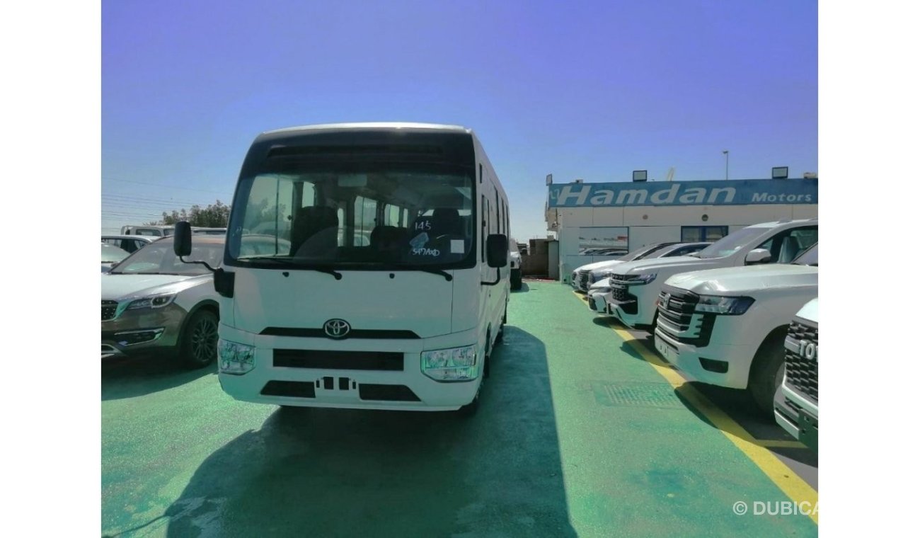 Toyota Coaster 22 seats with fridge and 3 point seat plat