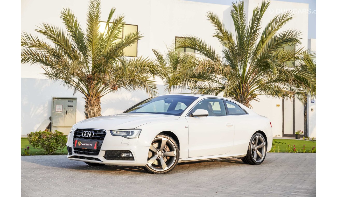 Audi A5 S-line V6 | 1,351 P.M | 0% Downpayment | Full Option | Immaculate Condition