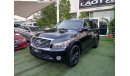 إنفينيتي QX56 وارد رقم واحد فتحة جلد حساسات رنجات مثبت سرعة خمس  كاميرا لا تحتاج إلى مصاريف بحالة ممتازة