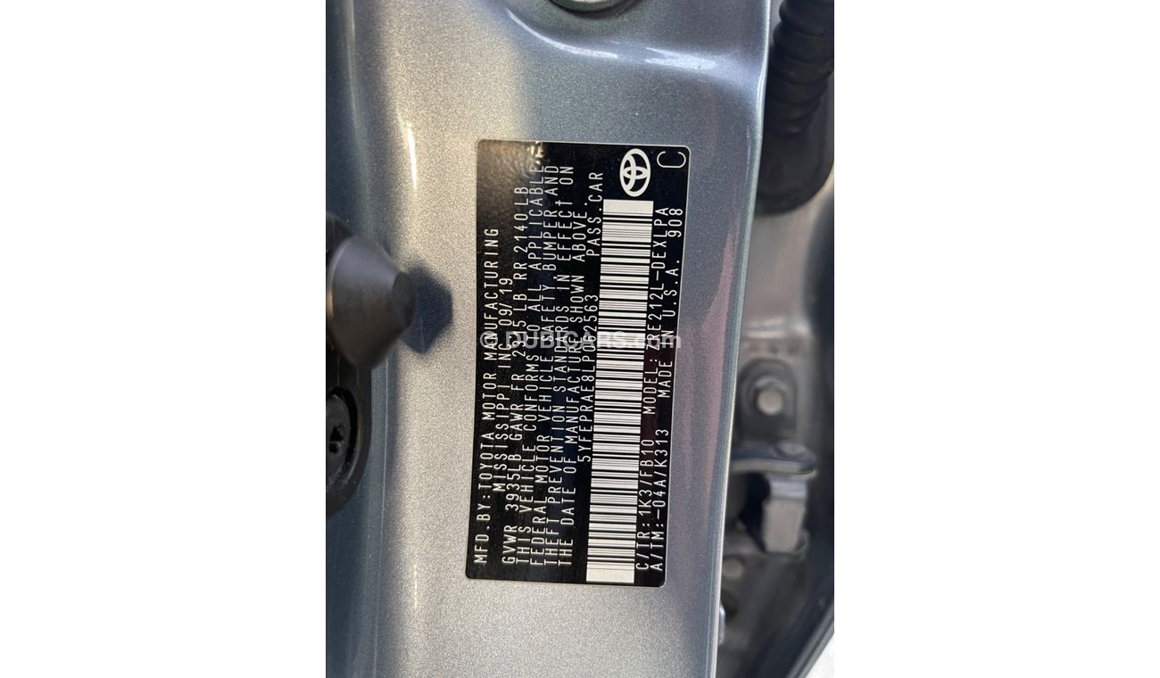 Toyota Corolla SE Toyota corolla mobile 2020    (USA )   - VERY GOOD CONDITION