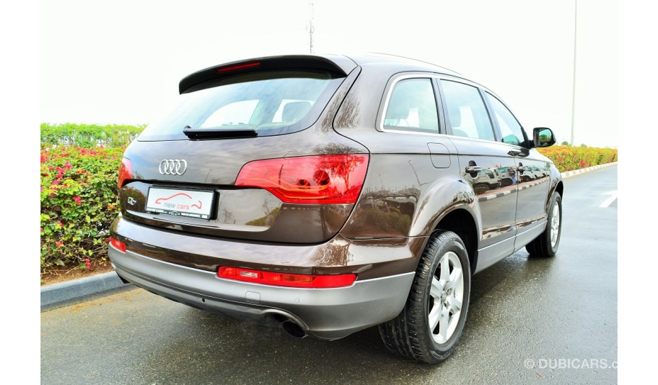 Audi Q7 - ZERO DOWN PAYMENT - 1,040 AED/MONTHLY - 1 YEAR WARRANTY