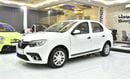 رينو سيمبول EXCELLENT DEAL for our Renault Symbol ( 2020 Model ) in White Color GCC Specs