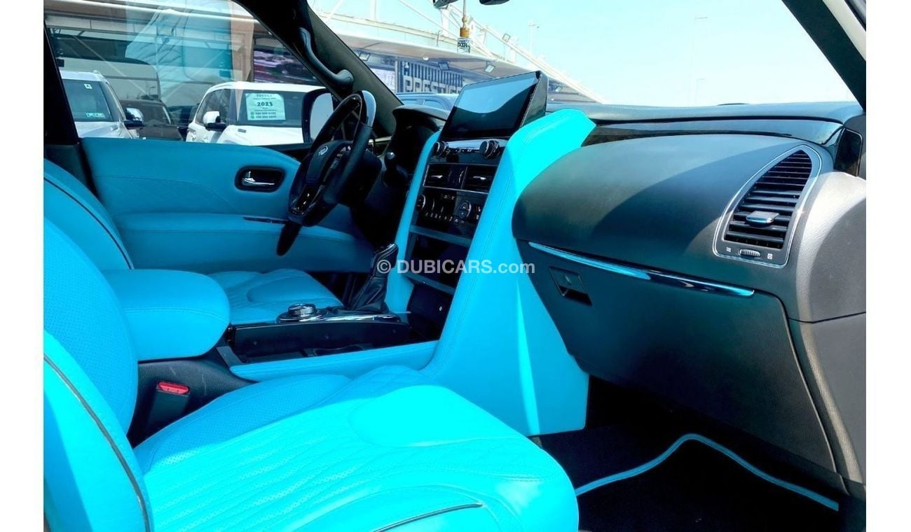 Infiniti QX80 GCC 2019 Nardo Grey Unique Interior Design by MBS