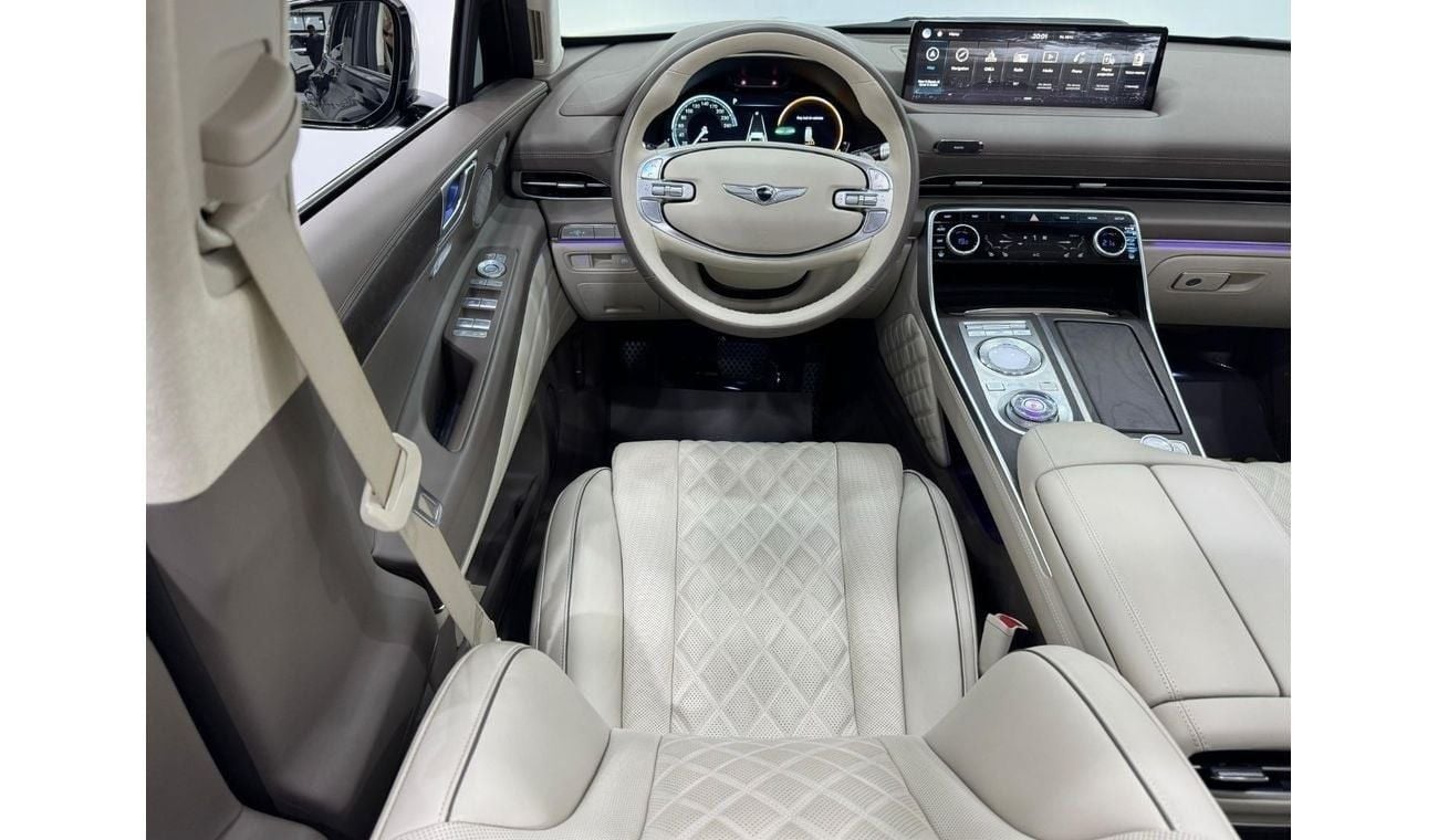 جينيسس GV80 Royal 3.5L AWD 2022 Genesis GV80, 2027 Genesis Warranty + Service Pack, Full Options, Low Kms, GCC