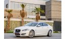 Jaguar XF V6 | 1,253 P.M | 0% Downpayment | Full Option | Exceptional Condition!