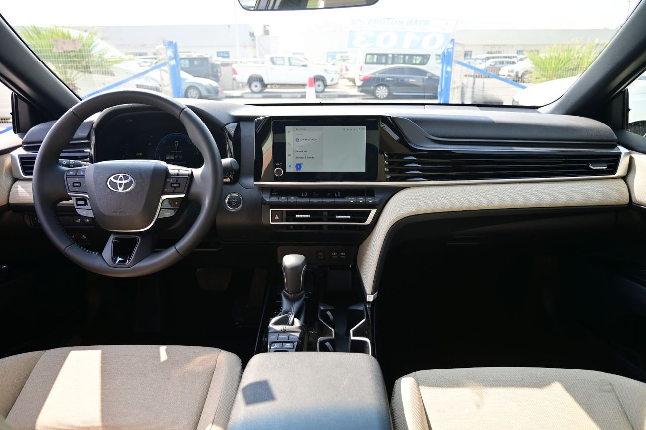 تويوتا كامري Toyota Camry LE Saudi 2.5L Hybrid, Model 2025, Color Black