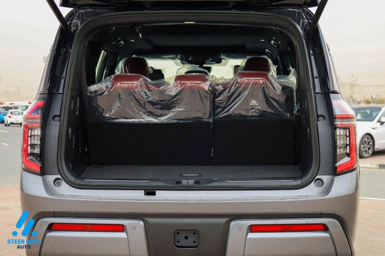 Nissan Patrol 2026 LE Platinum | GCC | 3.5L V6 | AWD | 9AT | Red Interior | Height Control