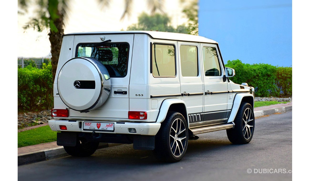 Mercedes-Benz G 63 AMG SPECIAL OFFER! 0% DOWN PAYMENT 6560 MONTHLY - 3 YEARS GARGASH WARRANTY