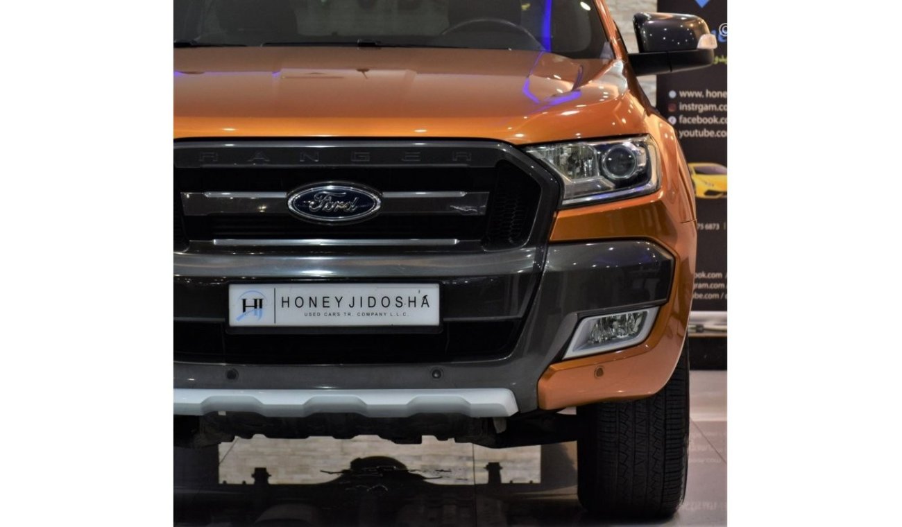 Ford Ranger EXCELLENT DEAL for our FORD Ranger 4x4 WILDTRAK 2017 Model!! in Orange Color! GCC Specs