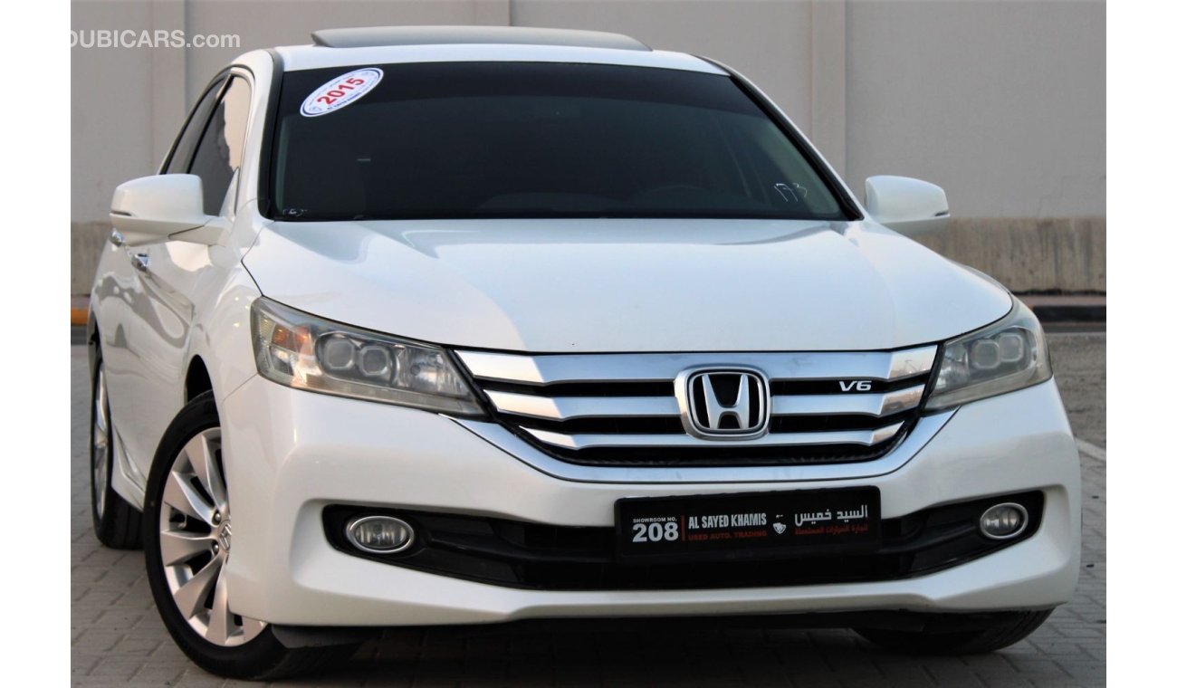 Honda Accord Honda accord 2015 GCC 6 cylinder full option without accidents, very clean from inside and outside