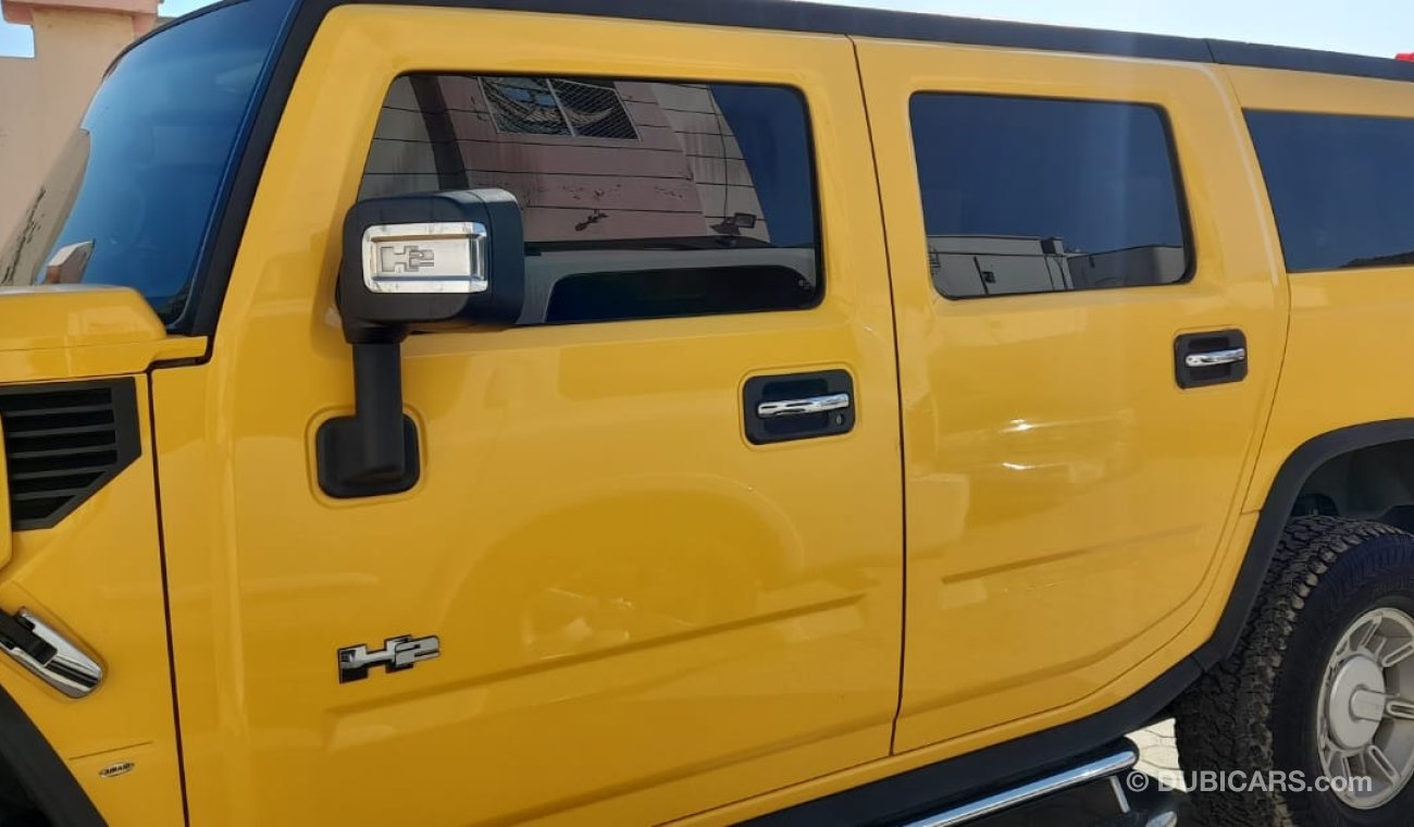 هامر H2 HUMMER H2  -MODEL 2007 -YELLOW COLOR ,NEW TIRES FIXED 2500DHS) @49900DHS CALL 0551976666