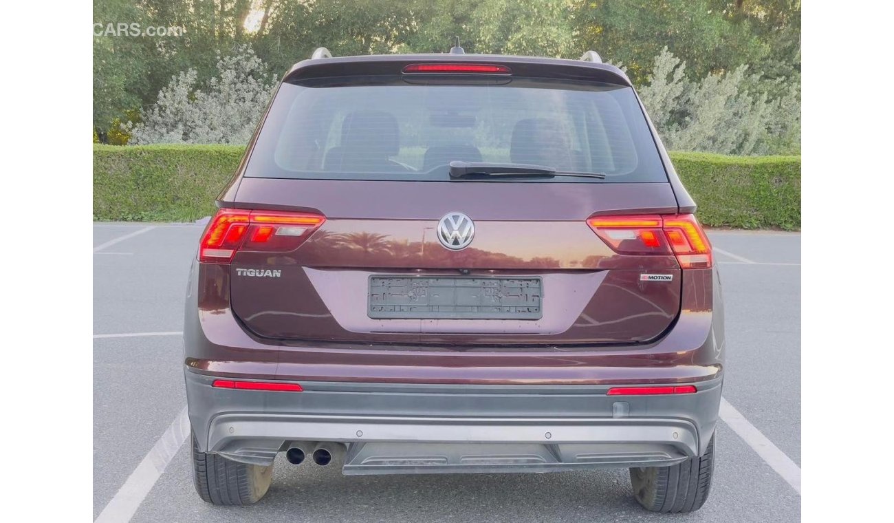 Volkswagen Tiguan 2018 GCC model, 4-cylinder, automatic transmission, except for 100,000 km