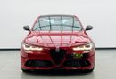 Alfa Romeo Giulia VELOCE 2024 Alfa Romeo Giulia Veloce Q2, 2031 Alfa Warranty + Service Pack, Full Alfa Service History, GCC