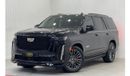 Cadillac Escalade Escalade-V 6.2L 2023 Cadillac Escalade V, 2026 Cadillac Warranty, 2027 Cadillac Service Pack, 8 Seat