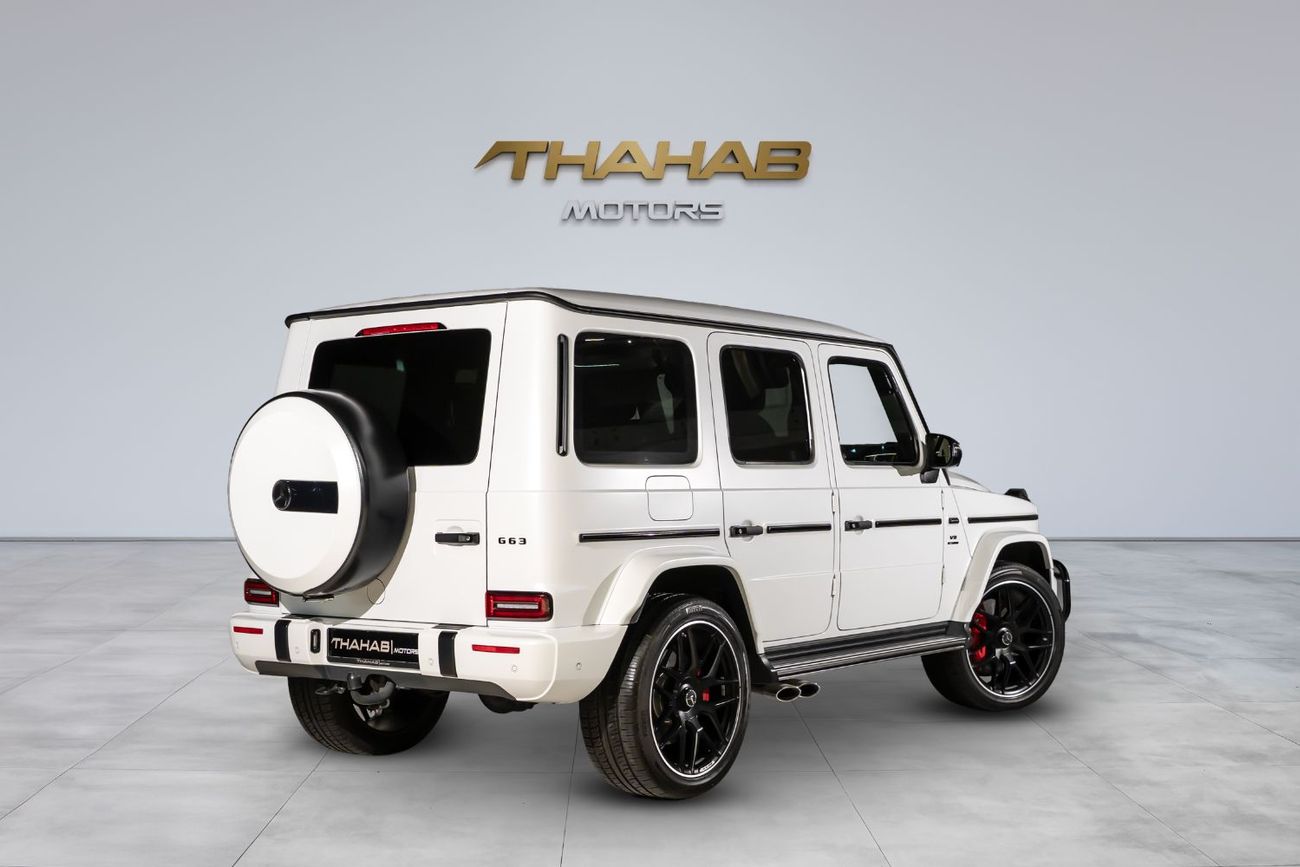 مرسيدس بنز G 63 AMG 2024 | Matte White | Low Mileage | Perfect Condition