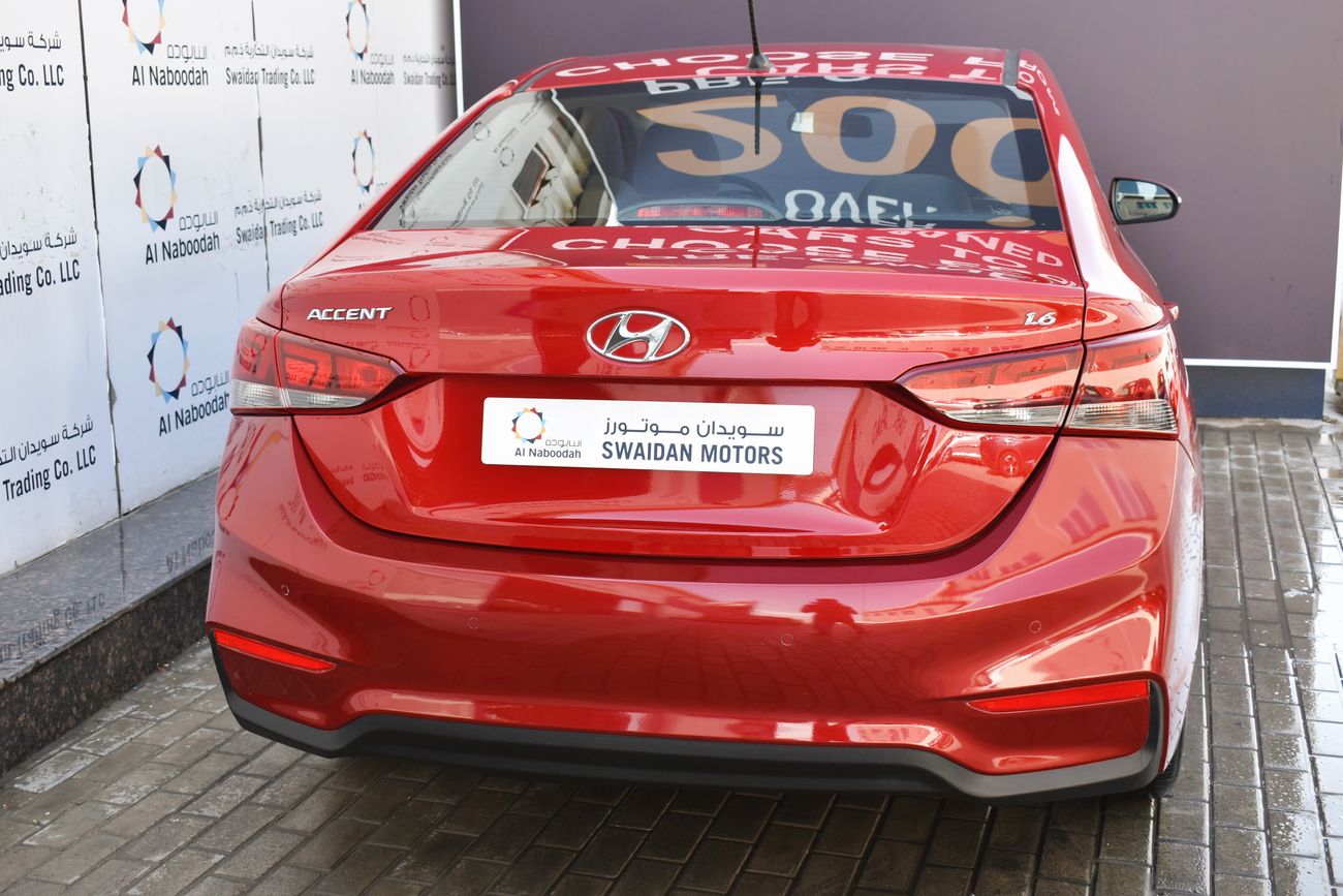 Hyundai Accent AED 639 PM | 1.6L GL GCC DEALER WARRANTY