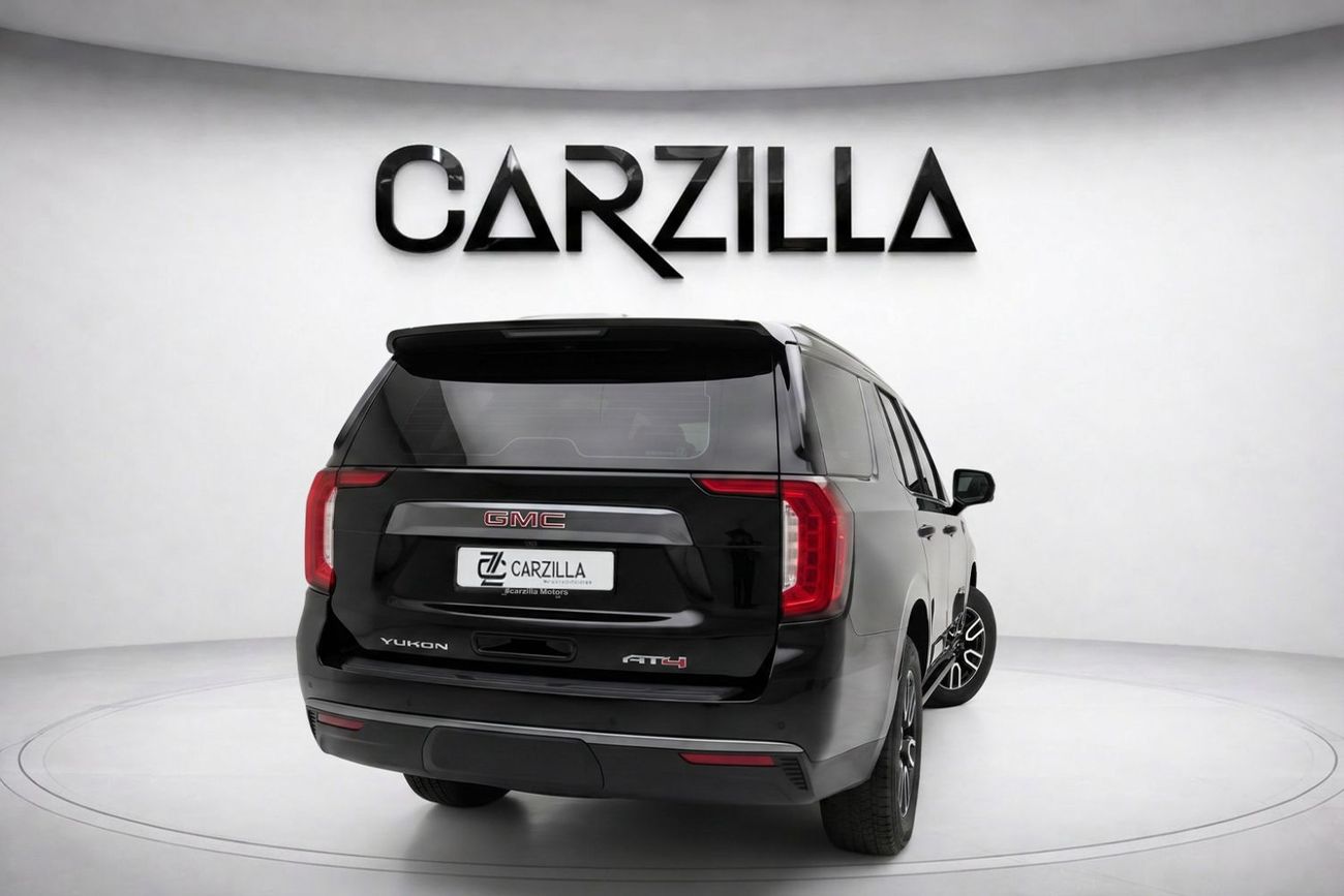 جي أم سي يوكون AT4 GMC Yukon 2023 l Black l GCC Specs l AED 3,427 / Monthly