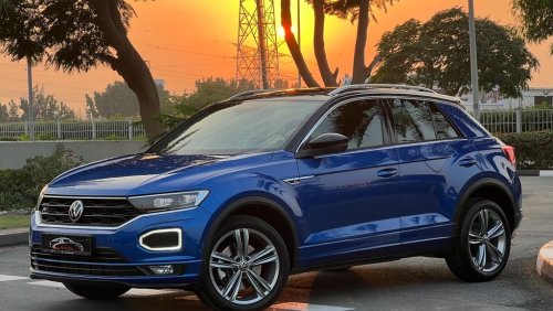 Volkswagen T ROC VOLKSWAGEN T-ROK R LINE 2021 GCC ORIGINAL PAINT FULL SERVICE HISTORY IN LOW MILEAGE